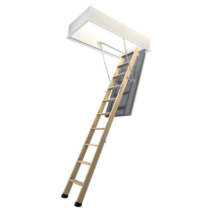 Wellhöfer Bodentreppe GutHolz 4D 140 x 60 cm, RH: 258-270 cm