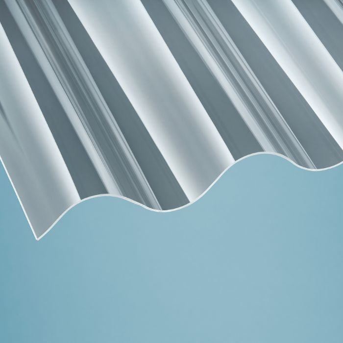 Acryl Wellplatten P5 177/51, klar, glatt, 3 mm, 1600 x 920 mm