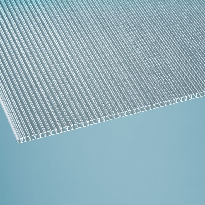 Polycarbonat Hohlkammerplatten 10mm klar longlife 5000 x 2100 mm