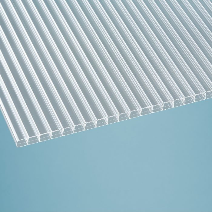 Polycarbonat Hohlkammerplatten klar 16mm 4000x2100mm