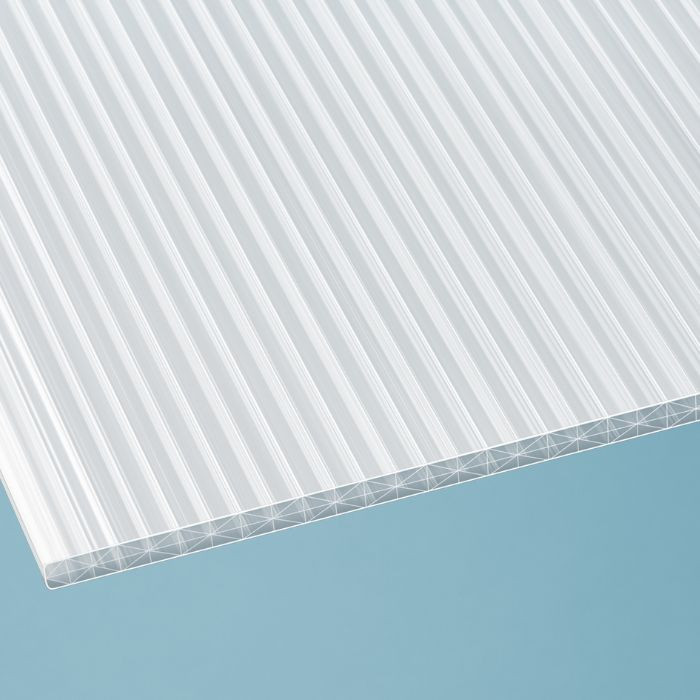 Polycarbonat Hohlkammerplatten X 16mm opal-weiß longlife 7000 x 1200 mm 