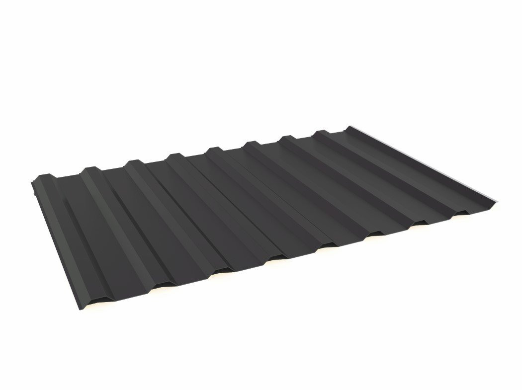 Trapezblech Dach T-20 in 0,50mm Stärke-anthrazit-7,50 m