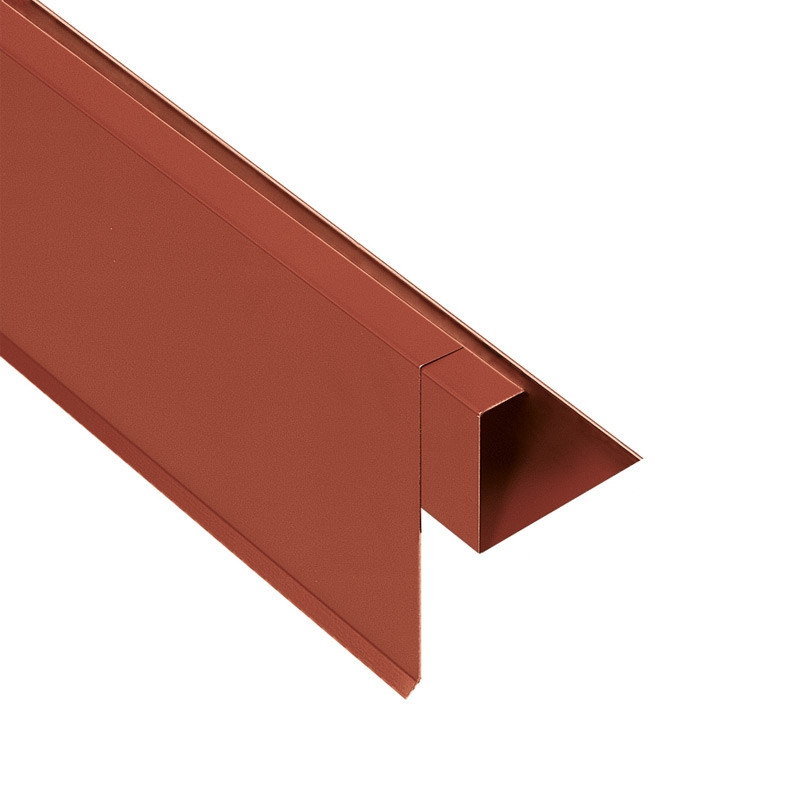 Briel Biber-Ortgangblende 140/60 mm Alu Kupferbraun