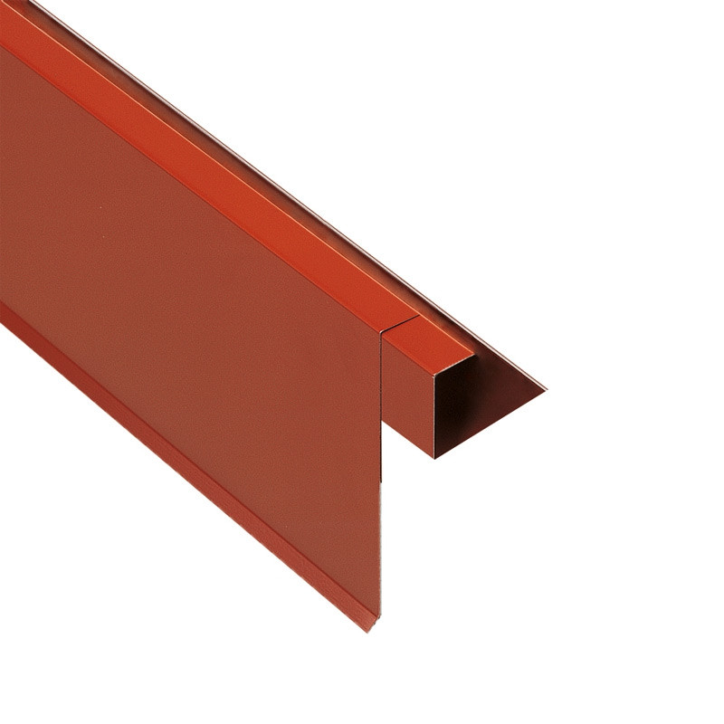 Schiefer-Ortgangblende 100/25 mm Alu Kupferbraun