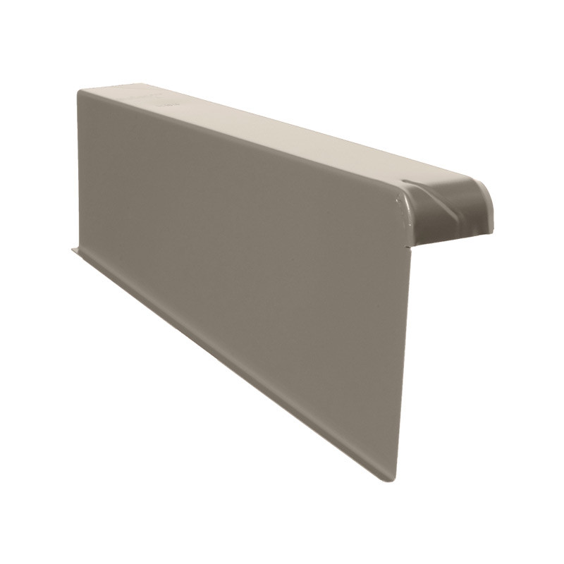 Windschutz-Ortgänge Aluminium 12/20 links B-Granit