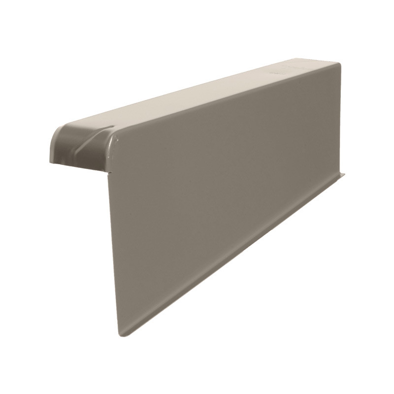 Windschutz-Ortgänge 14/16 Aluminium rechts B-Granit
