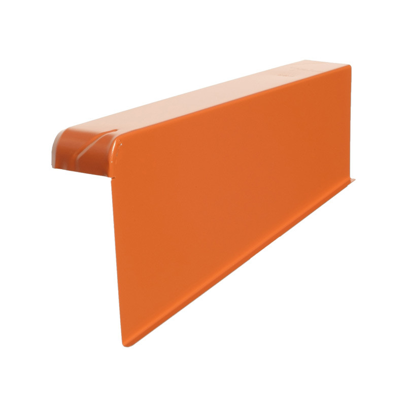 Windschutz-Ortgänge Aluminium 14/16 rechts B-Ziegelrot
