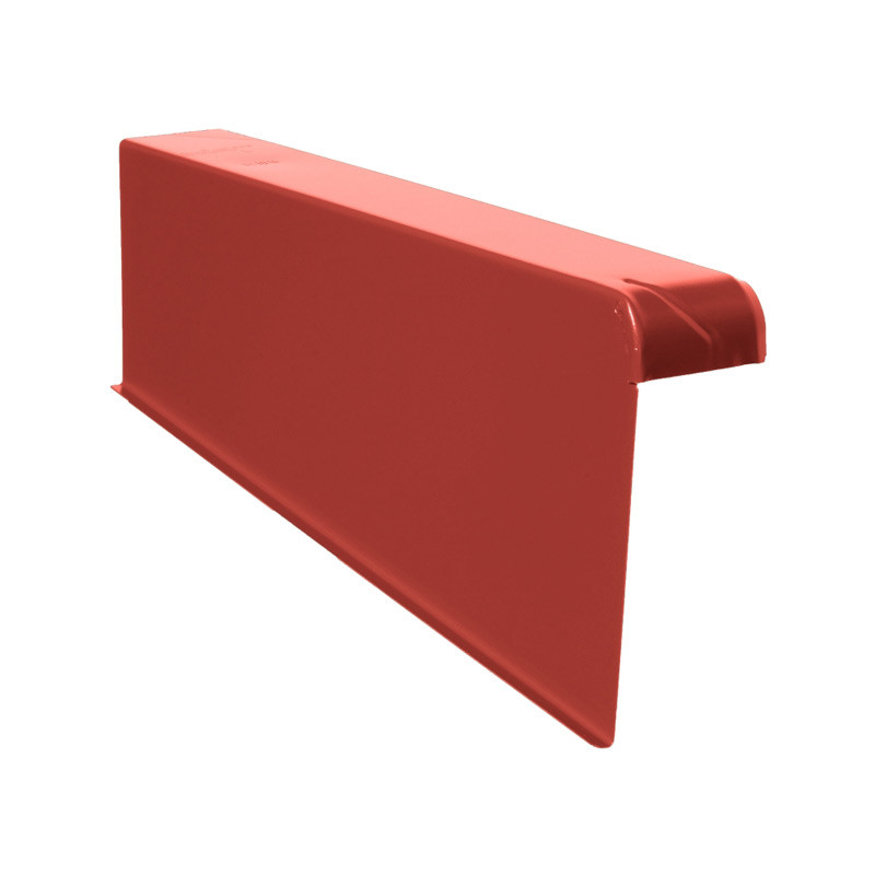 Windschutz-Ortgänge Aluminium 14/18 links P-Klassikkupferrot