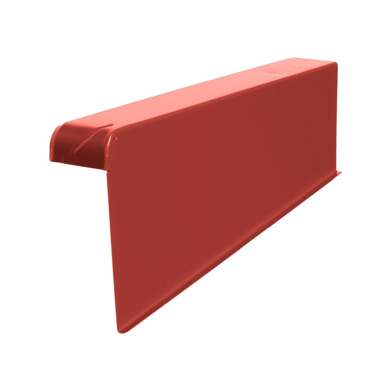 Windschutz-Ortgänge Aluminium 8/18 rechts P-Klassikkupferrot