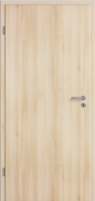 Zimmertür CPL Akazie mit Zarge, 1985 mm x 610 mm, WST 160 mm (WST 155 - 175 mm), rechts