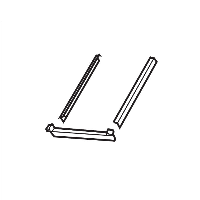 Alu-Fensterabdeckbleche im Set seitlich und unten, ZWC UK10 0000