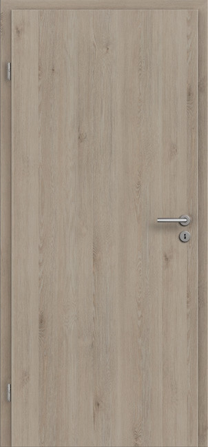 Zimmertür CPL Struktur Pinie Silvergrey Längs, 1985 mm x 735 mm, WST 290 mm, rechts