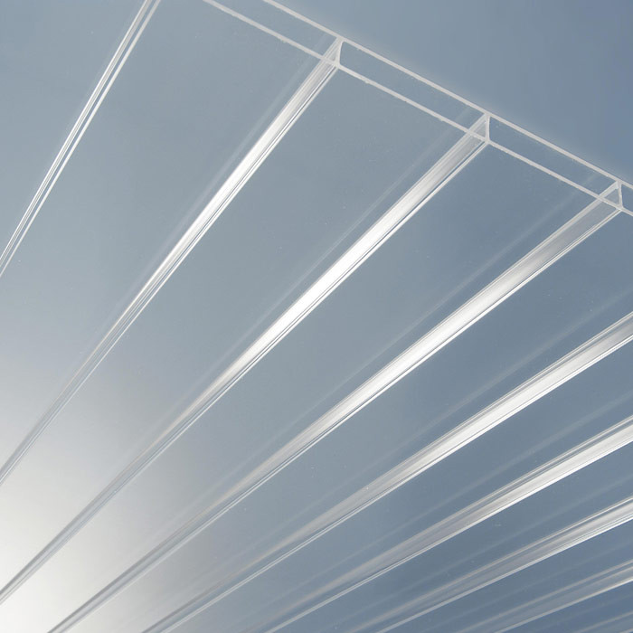 PLEXIGLAS® Alltop SDP 16/64 klar 29080 NO DROP - Doppelstegplatten