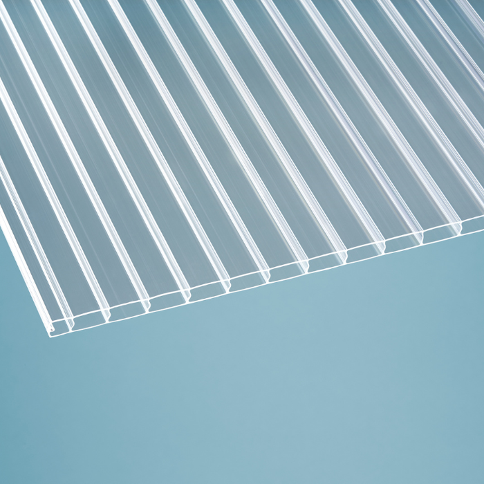 Polycarbonat Hohlkammerplatten esthetics 16mm klar longlife 3500 x 980 mm