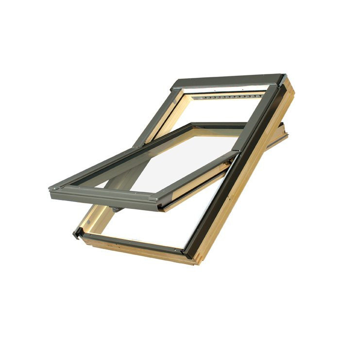 Fakro Dachfenster FTP-V P05 Schwingfenster Holz 78x140cm 