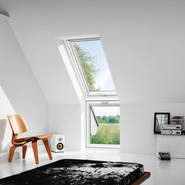 VELUX Zusatzelement Wand VFE MK31 2066 weiß lack ENERGIE PLUS Alu 78x60cm