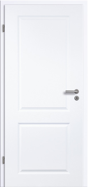 Weißlack Stiltür mit Zarge Koel 2G, 1985 mm x 610 mm, WST 120 mm, rechts