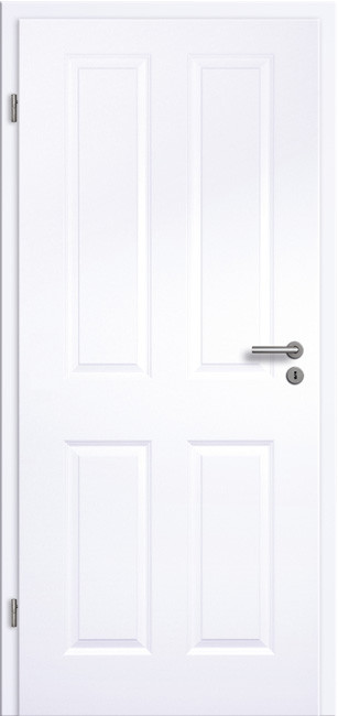 Weißlack Stiltür mit Zarge Koel 4G, 2110 mm x 985 mm, WST 120 mm, rechts