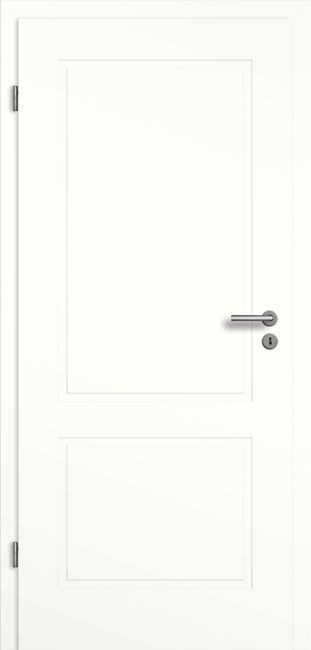 Weißlack Designtür Noara 2G, 2110 mm x 985 mm, links
