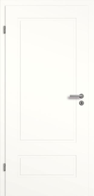 Weißlack Designtür Noara 2GAD, 2110 mm x 735 mm, rechts