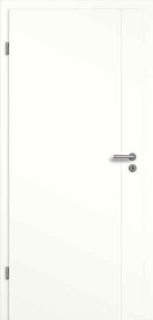 Weißlack Designtür Senesi SF1, 1985 mm x 860 mm, links