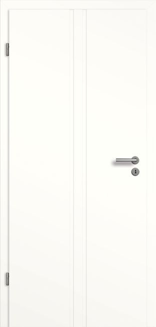 Zimmertür mit Zarge Weißlack Senesi SF2