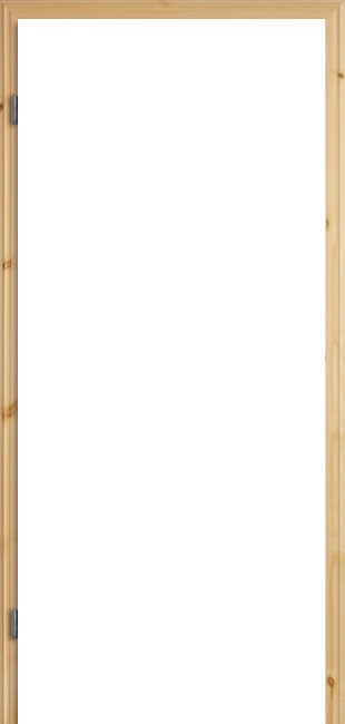 Zarge Massivholz Kiefer astig roh, EK 65 mm, 2110 mm x 735 mm, WST 160 mm, links