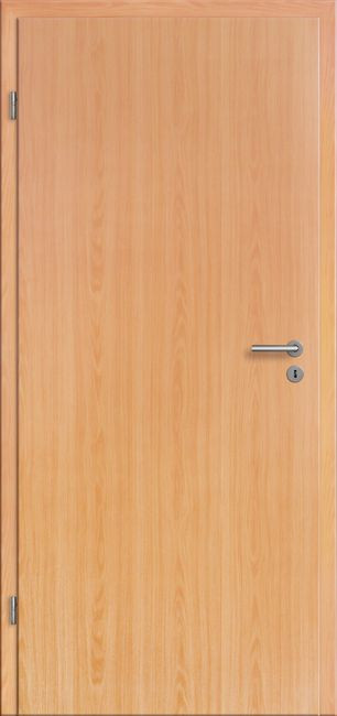 Zimmertür CPL Buche längs, 2110 mm x 860 mm, DK, links