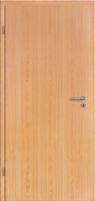 Zimmertür CPL Buche mit Zarge, 1985 mm x 610 mm, WST 120 mm (WST 115 - 135 mm), rechts