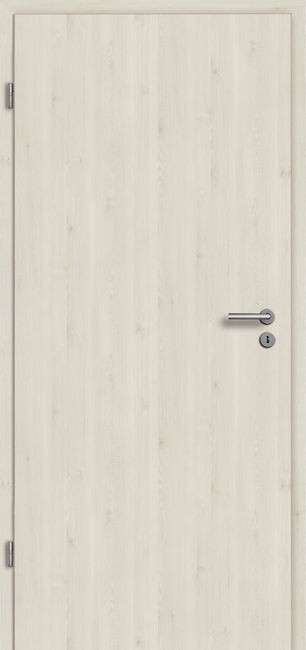 Zimmertür CPL Struktur Pinie Ivory Längs, 1985 mm x 610 mm, WST 270 mm, rechts