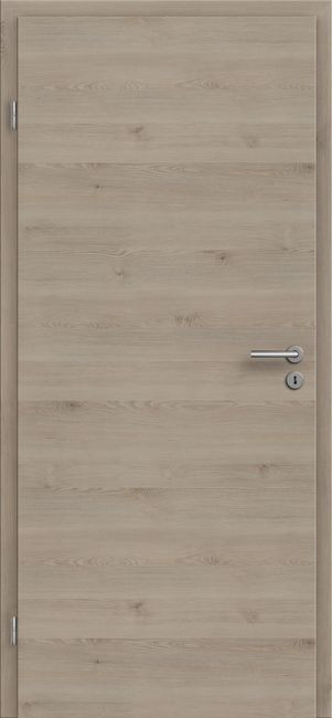 Zimmertür CPL Pinie Silvergrey Quer DK, 2110 mm x 610 mm, RK, rechts