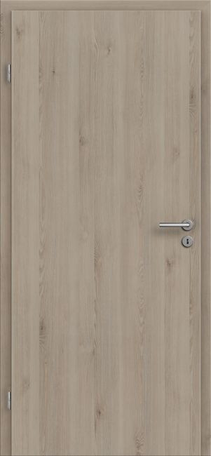 Zimmertür CPL Pinie Silvergrey DK, 2110 mm x 735 mm, RK, links