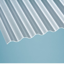 Acryl Wellplatten C-Struktur 3mm 76/18 klar für Terrassenüberdachung, Carport und mehr