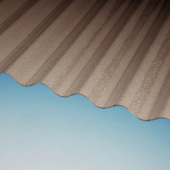 Wellplatten PLEXIGLAS® RESIST WP 76/18 Rund 3 mm C-Struktur braun