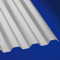 Polycarbonat Wellplatten 0,8 mm Trapez 76/18 grau Profilplatten 2500mm