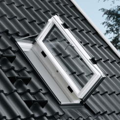 VELUX Wohn- Ausstiegsfenster GXL, Holz weiß lackiert