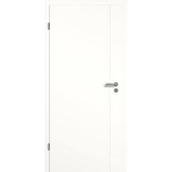 Zimmertür mit Zarge Weißlack Senesi SF1
