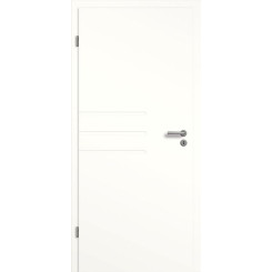 Zimmertür mit Zarge Weißlack Senesi SF4