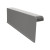 Briel Windschutz-Ortgang aluminium 16/18 links E-Dunkelgrau
