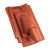 Fleck Solar-Durchgangspfanne DN 50/70 Braas Rubin 13 vulkanschwarz matt