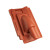 Fleck Solar-Durchgangspfanne DN 50/70 Nelskamp Nibra F 10 bordeauxrot engobiert