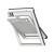 VELUX Vorteils-Set DOP UK04 1025S Uni Weiß/Schwarz
