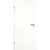 Weißlack Designtür Noara 2G, 2110 mm x 985 mm, links