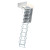 Wellhöfer Scherentreppe Liliput mit WärmeSchutz 3D, 100 x 60, RH: 265 - 272