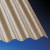 Polycarbonat Wellplatten "Hagel" 2,5 mm 76/18 C-Struktur bronce 1045 x 5000 mm