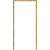 Zarge CPL Eiche astig, DK 60 mm, 2110 mm x 735 mm, WST 330 mm, rechts