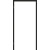 Zarge CPL Anthrazitgrau, DK 60 mm, 2110 mm x 735 mm, WST 270 mm, links