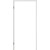 Zarge CPL Uni grau, DK 60 mm, 1985 mm x 985 mm, WST 330 mm, rechts