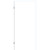 Zarge Weißlack W3 CPL, DK 70 mm, 1985 mm x 860 mm, WST 240 mm, links