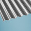 Acryl Profilplatten Wabe Sinus 76/18 graphit